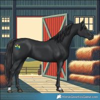 Horse Color:Black 