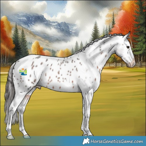 Horse Color:Brown Roan Tobiano Appaloosa Rabicano 