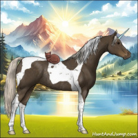 Horse Color:Silver Smoky Black Tobiano Rabicano 