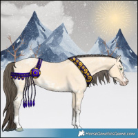 Horse Color:Amber Cream Champagne Ice 