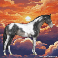 Horse Color:Black Tobiano Frame Snowflake Varnish Rabicano 