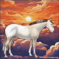 Horse Color:Gray Amber Champagne Pearl Dun Tobiano Frame Snowcap Rabicano