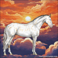 Horse Color:Gray White Spotted Gold Cream Champagne Dun Splash Frame Appaloosa 