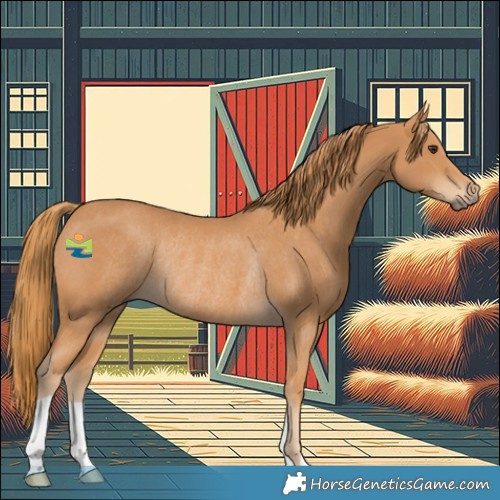 Horse Color:Chestnut Rabicano 