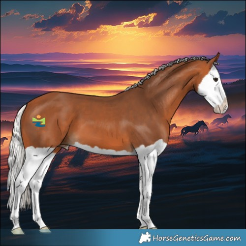 Horse Color:Silver Bay Splash 
