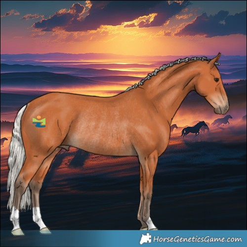 Horse Color:Silver Bay Rabicano 