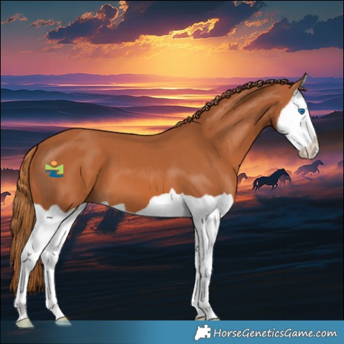 Horse Color:Chestnut Splash 