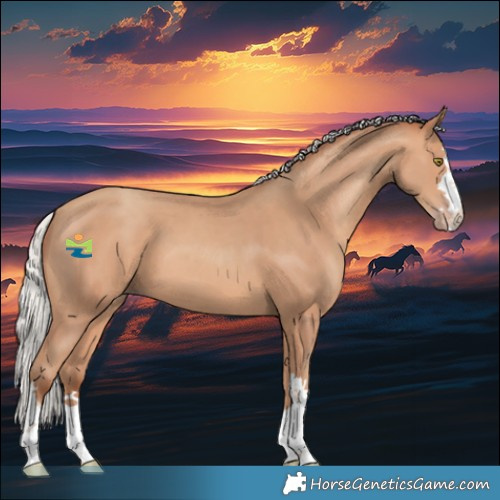 Horse Color:Silver Sable Champagne 