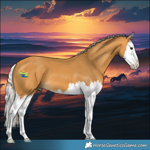 Horse Color:Silver Buckskin Splash 