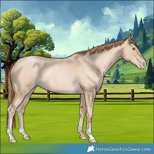 Horse Color:Smoky Blue Roan Pearl