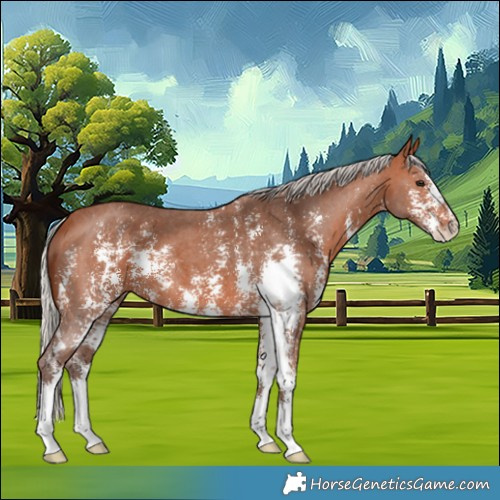 Horse Color:Silver Bay Sabino