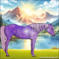 Horse Color:Watercolor Silver Black 