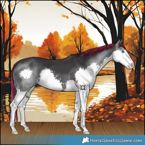 Horse Color:Painted Black Splash 