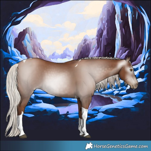 Horse Color:Gray Silver Black Pearl Tobiano 