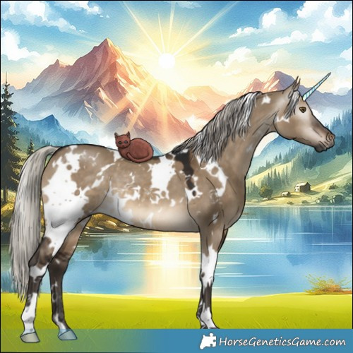 Horse Color:Gray White Spotted Silver Brown Dun 