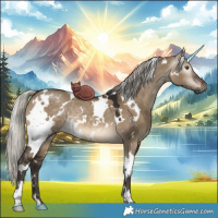 Horse Color:Gray White Spotted Silver Brown Dun 