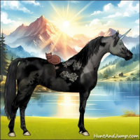 Horse Color:Void Grullo Ice Mushroom Sabino Tobiano 