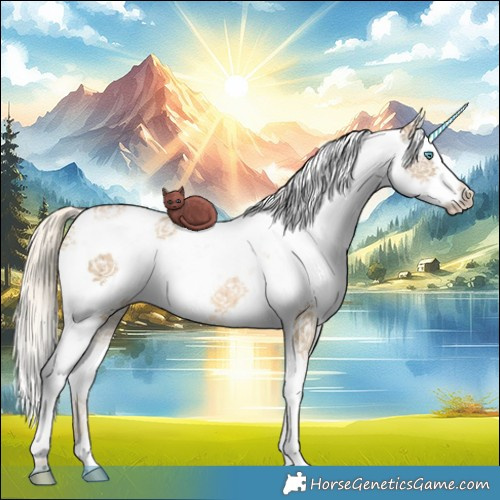 Horse Color:Liver Red Dun Snowdrop Pearl Mushroom Sabino Brindle 