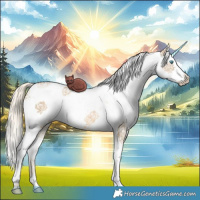 Horse Color:Liver Red Dun Snowdrop Pearl Mushroom Sabino Brindle 