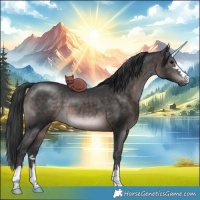 Horse Color:Platinum Brown 
