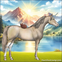 Horse Color:Liver Red Dun Pearl Sabino