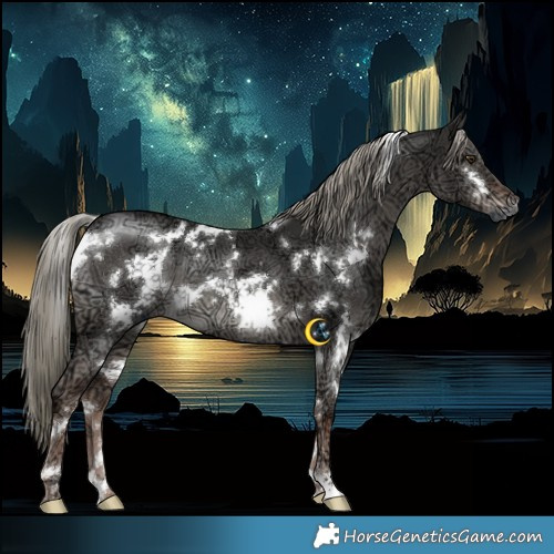 Horse Color:White Spotted Liver Red Dun Ice Mushroom Brindle 