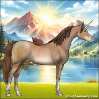 Horse Color:Brown Pearl Tobiano 