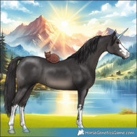 Horse Color:Smoky Black 
