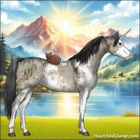 Horse Color:Brown Ice Dun Mushroom Sabino Brindle 