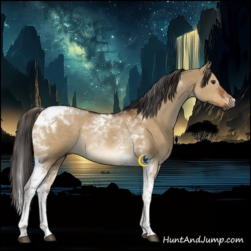 Horse Color:Gray Liver Red Dun Tobiano Rabicano 