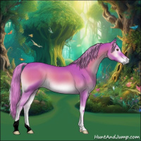Horse Color:Void Watercolor Chocolate Palomino Onyx