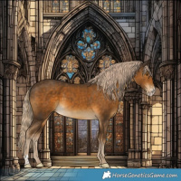 Horse Color:Chocolate Palomino Sabino 