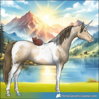 Horse Color:Buckskin Pearl Tobiano