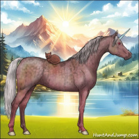 Horse Color:Chocolate Silver Grullo Chinchilla Brindle