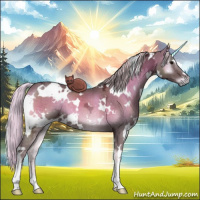 Horse Color:White Spotted Chocolate Silver Blue Onyx Chinchilla Ice Brindle 