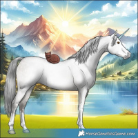 Horse Color:Gray Brown Ice Dun Mushroom Sabino 