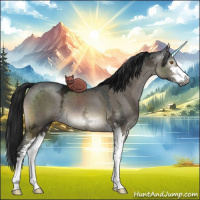 Horse Color:Gray Brown Ice Dun Mushroom Sabino 