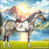 Horse Color:White Spotted Silver Brown Dun Mushroom Brindle 