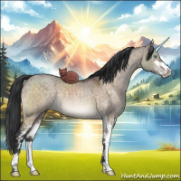 Horse Color:Brown Dun Mushroom Sabino Brindle 