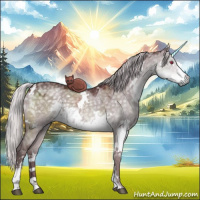 Horse Color:White Spotted Chocolate Silver Smoky Grullo Chinchilla Sabino 