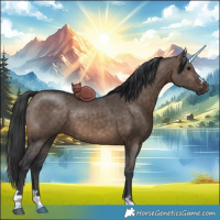 Horse Color:Brown Dun 