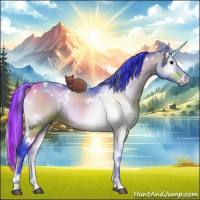 Horse Color:Watercolor White Spotted Brown Onyx 