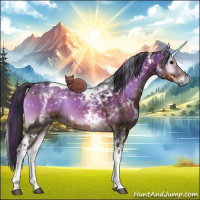 Horse Color:Plaid White Spotted Brown Onyx Tobiano Rabicano