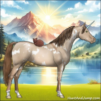 Horse Color:White Spotted Liver Red Dun Pearl