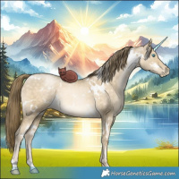 Horse Color:White Spotted Buckskin Pearl Dun 