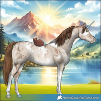 Horse Color:White Spotted Liver Red Dun Ice Pearl Tobiano Brindle 