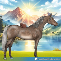 Horse Color:Silver Brown Dun 