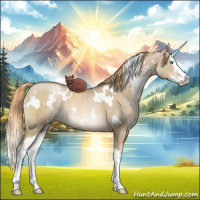 Horse Color:White Spotted Liver Red Dun Pearl Sabino Splash Brindle