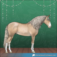Horse Color:Chocolate Palomino Pearl Mushroom