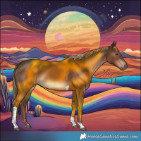 Horse Color:Liver Chestnut Tobiano 